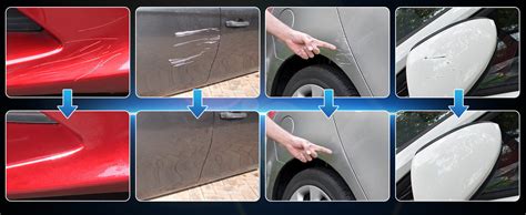 Immagine che mostra il processo di ritocco vernice auto