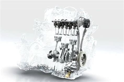 Schema motore BMW tre cilindri