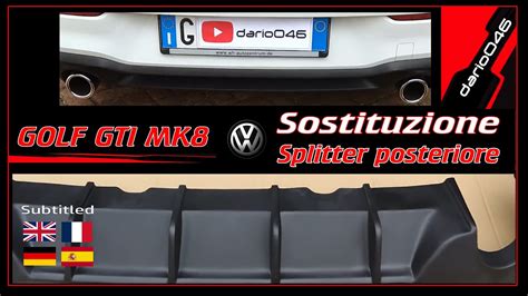 Volkswagen up! GTI paraurti posteriore