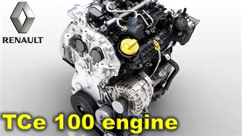 Motore Renault TCe 100 CV schema tecnico