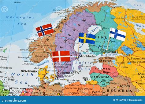 Mappa dei paesi coperti da Nissan Nordic Europe