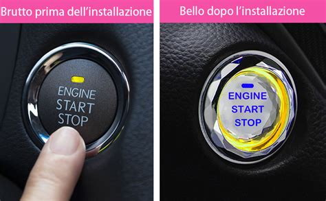 Interno auto con pulsante start/stop