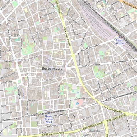 Mappa Parabiago Busto Arsizio