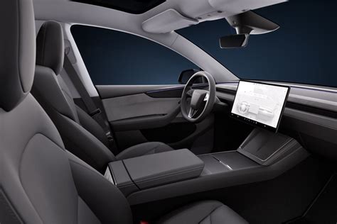 Interni minimalisti Tesla