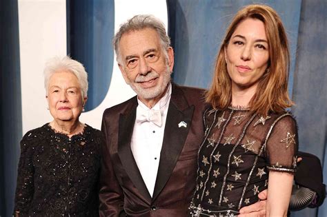 Francis Ford Coppola con la sua famiglia