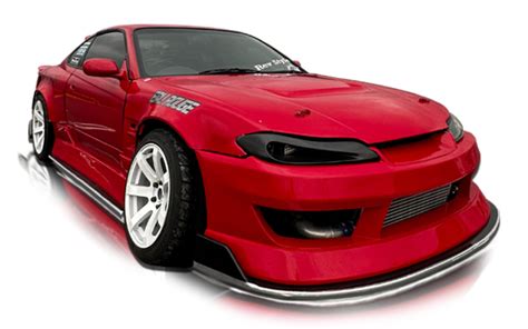 Dettaglio di un paraurti anteriore Origin Labo per Nissan Silvia S15