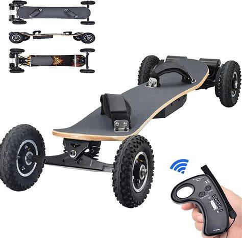 Skateboard elettrico in movimento
