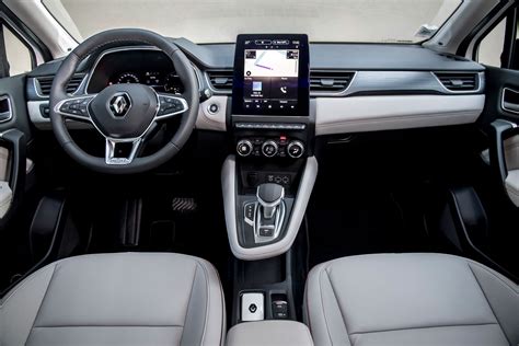 Renault Captur interior with digital dashboard