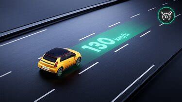 Grafica sistemi di assistenza alla guida Renault 5 E-Tech Electric