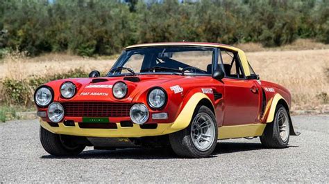 Fiat 124 Abarth Rally in azione
