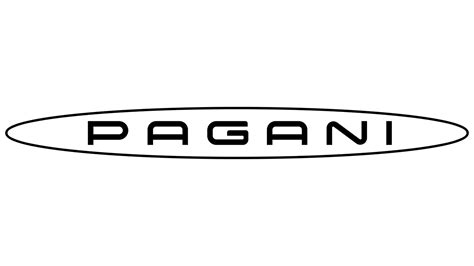 Caratteri e colori del logo Pagani