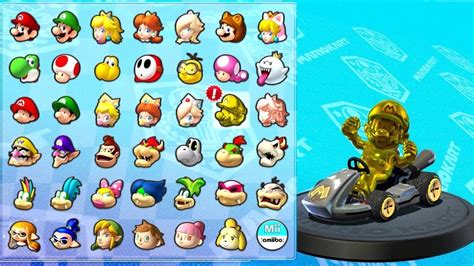 Tutti i personaggi disponibili in Mario Kart 8 Deluxe