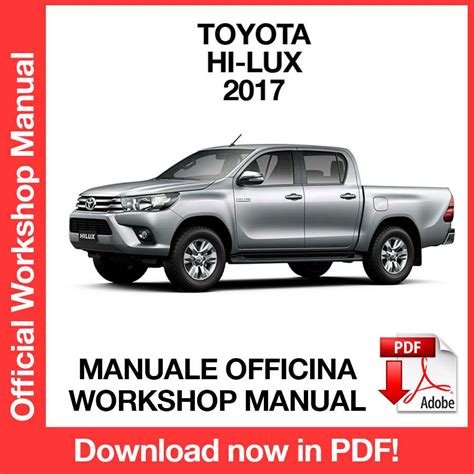 Copertina stilizzata di un manuale officina Toyota