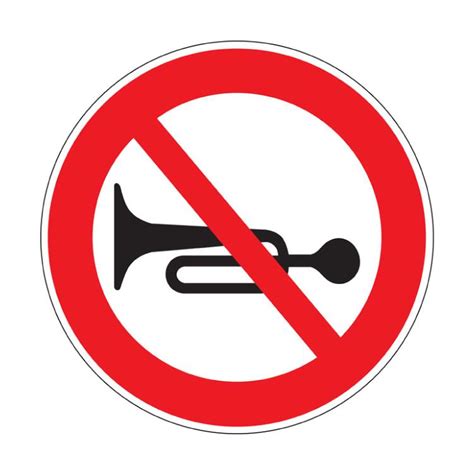 Segnale di divieto di segnalazioni acustiche