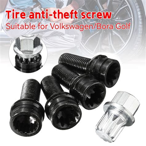 Volkswagen wheel with anti-theft bolt