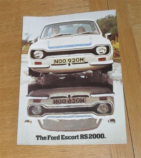 Ford Escort MK1 brochure