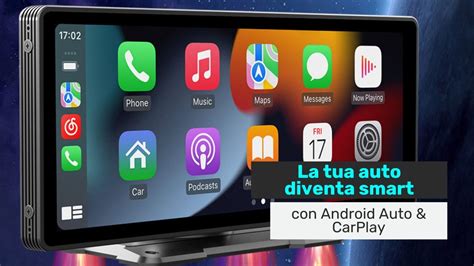Schermata di un sistema di infotainment moderno con navigazione