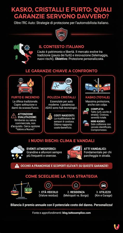 Infografica: Dettaglio garanzie Sezione Van