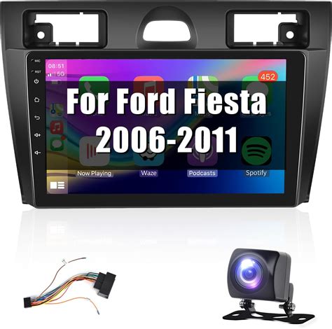 Autoradio 2 DIN touchscreen in Ford Fiesta