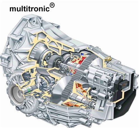 Interno di un cambio Multitronic Audi
