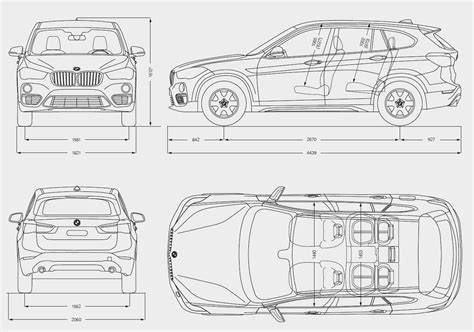 Dimensioni e misure della BMW X1