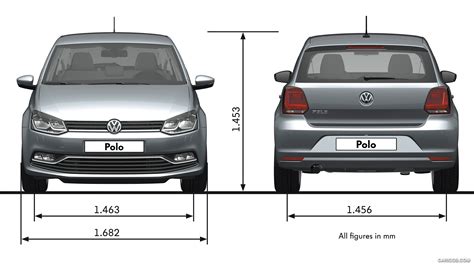 Dimensioni Volkswagen Polo infografica