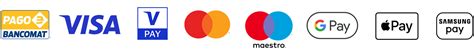 Icone dei circuiti Visa e Mastercard