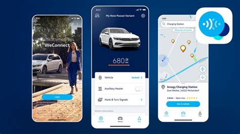 Schermata app Volkswagen We Connect