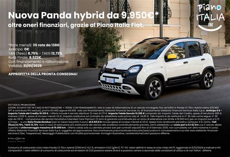 Schermata di un finanziamento auto con dettagli