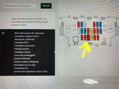 schema del blocco ottico anteriore di una Nissan Qashqai J10