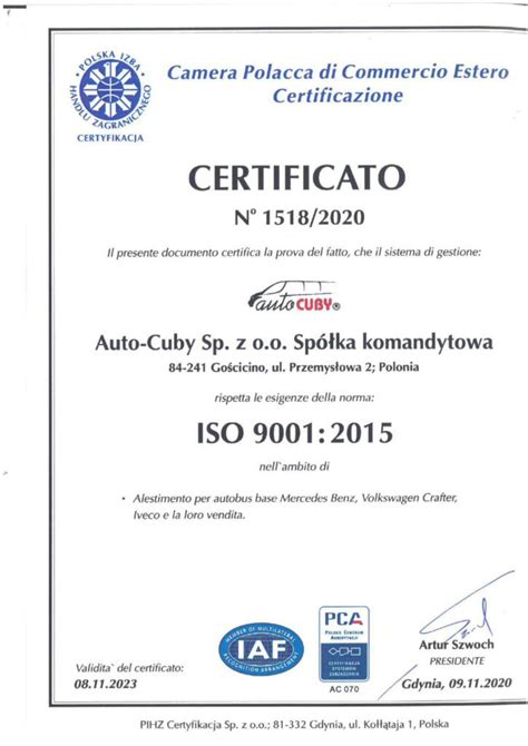 Certificato di omologazione per accessori auto
