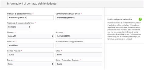 Informazioni di contatto