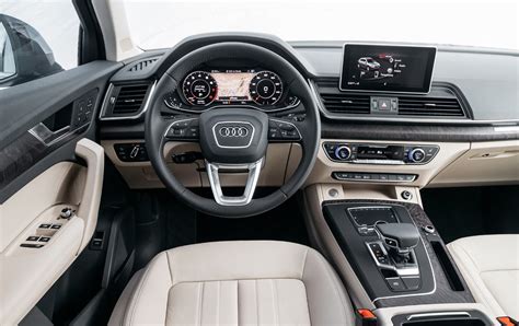Audi Q5 interior with illuminated air vents