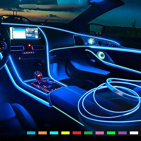 LED strip lights for car interior