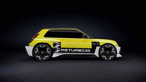 Design della parte posteriore della Renault 5 Turbo 3E