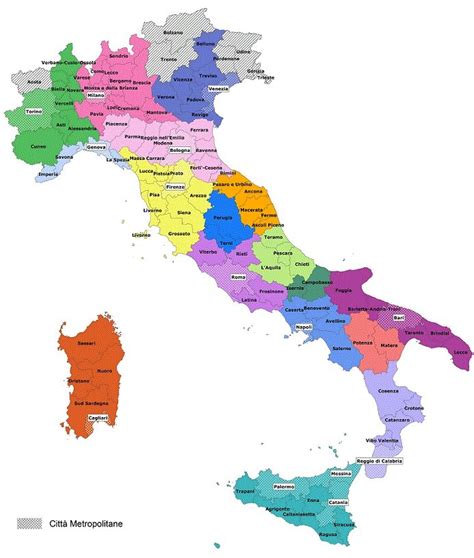 mappa delle province italiane con indice di riparazione veicolare
