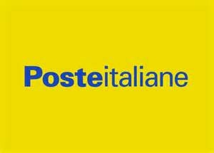 Poste Italiane logo e Fiat 500e