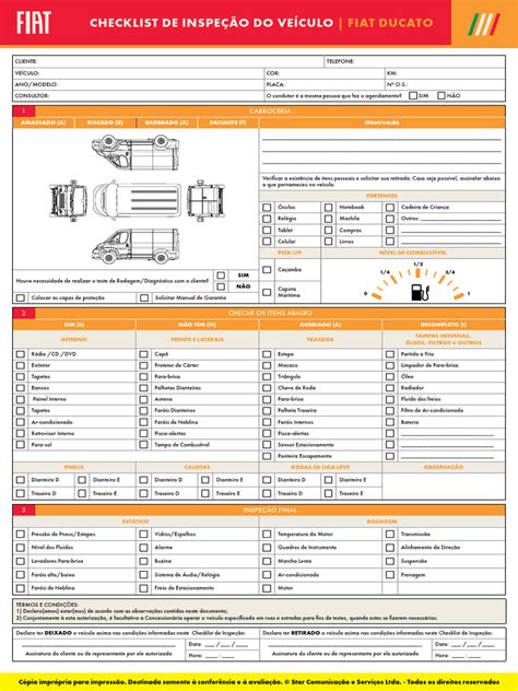 Fiat Ducato maintenance checklist