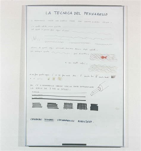 Tecnica di prova del pennarello su foglio