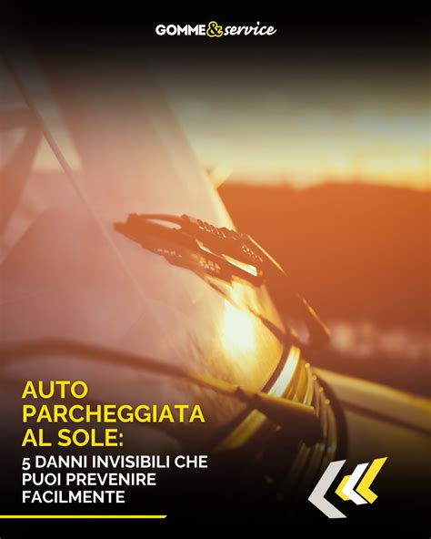 Esempio di auto parcheggiata correttamente per prevenire danni