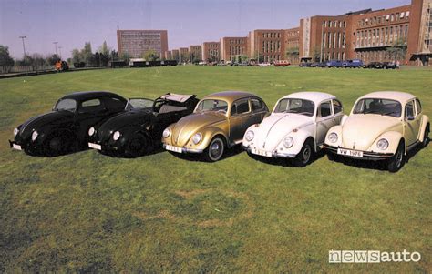 Volkswagen Maggiolino in diverse epoche