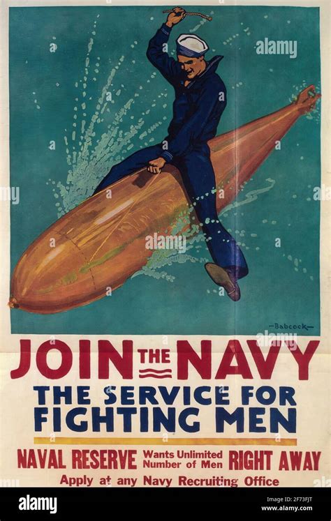 Poster di reclutamento imperiale per la Marina