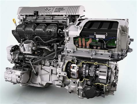 Diagramma motore ibrido Toyota