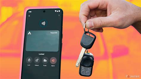 Smartphone con app Digital Key