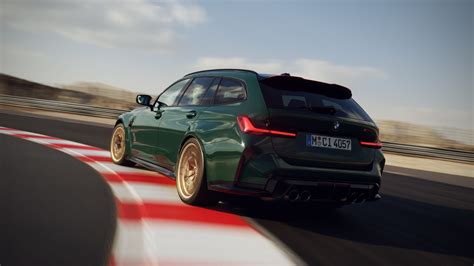 BMW M3 CS Touring on a track