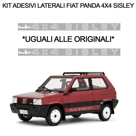 Fiat Panda 141 personalizzata con adesivi