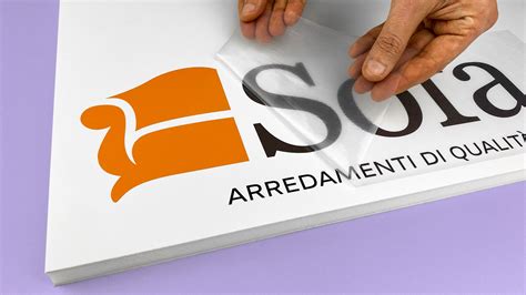 Schema applicazione adesivi prespaziati