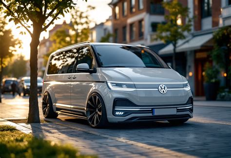 Interni spaziosi e modulari di un Volkswagen Caravelle moderno