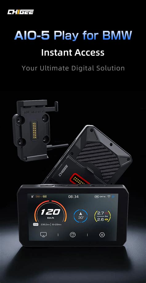 Dettaglio schermo Chigee AIO-5 Play BMW