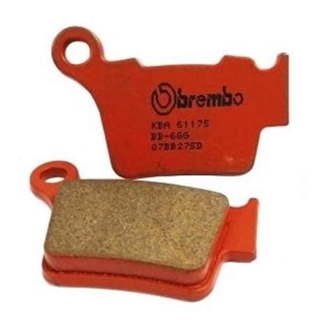 Primo piano di pastiglie freno Brembo